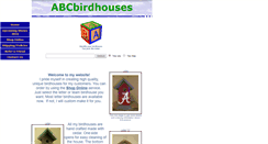 Desktop Screenshot of abcbirdhouses.com